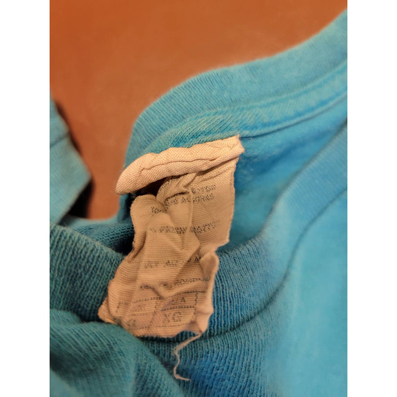 VINTAGE Pokemon Teal Blue Pikachu Graphic Crew Neck T-Shirt Women's Size XL - Picture 4 of 9